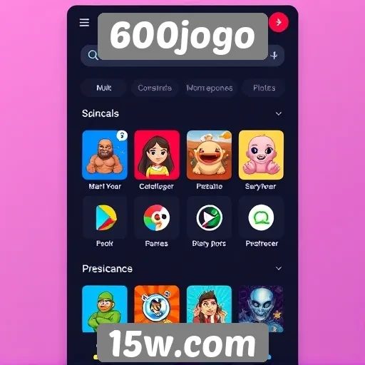 Navegação simplificada melhora experiência do usuário no 600jogo